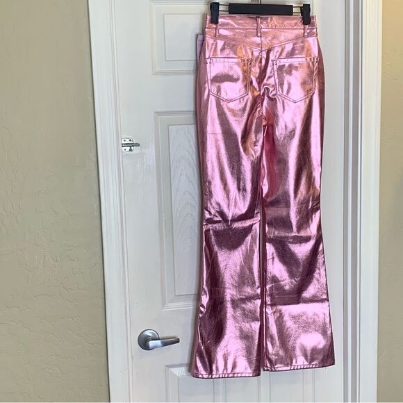 Wild Fable High Rise Pink Metallic Pants Size 00 - Picture 9 of 9